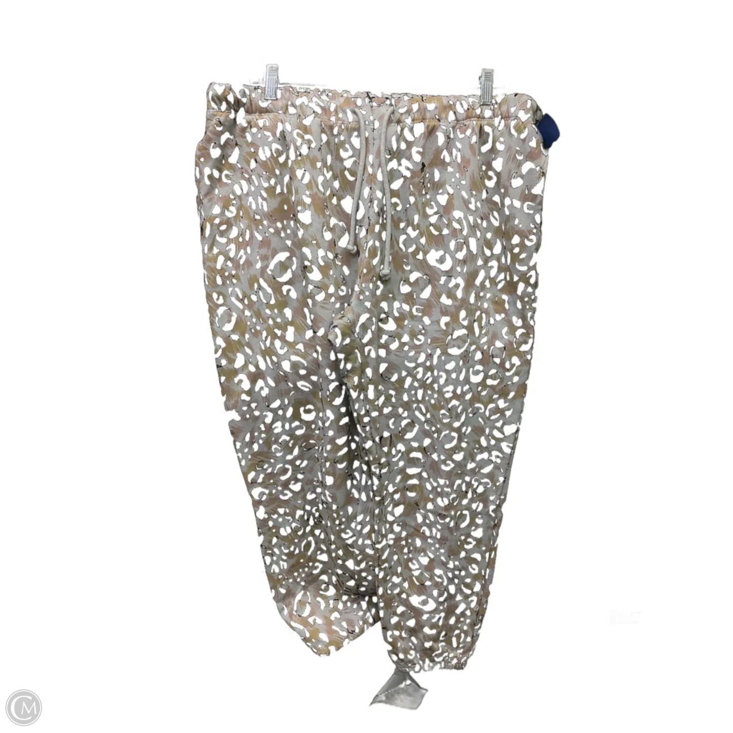 Pants Lounge By Sage In Leopard Print, Size: Xl