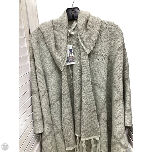 Poncho By Simply Noelle In Grey, Size: Osfm