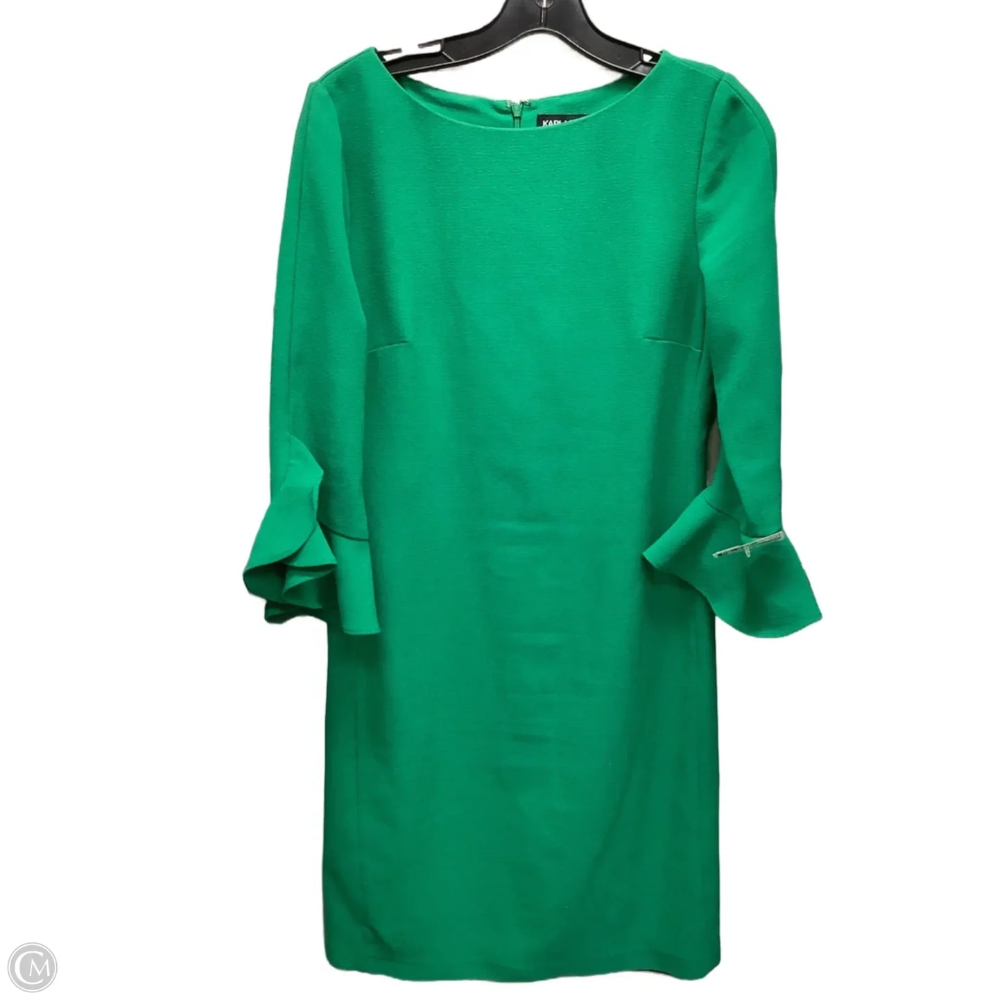 Dress Designer By Karl Lagerfeld In Green, Size: 4