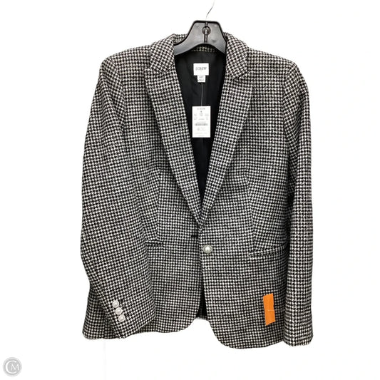 Blazer By J. Crew In Black & White, Size: 6p