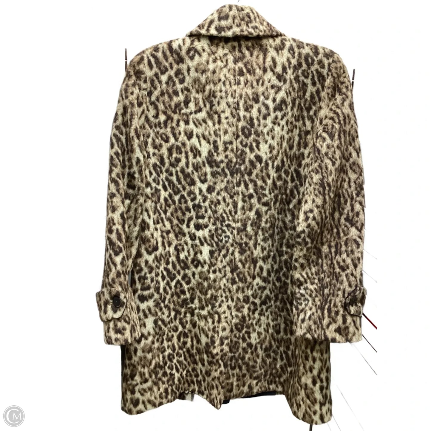 Coat Wool By J. Crew In Leopard Print, Size: 2p
