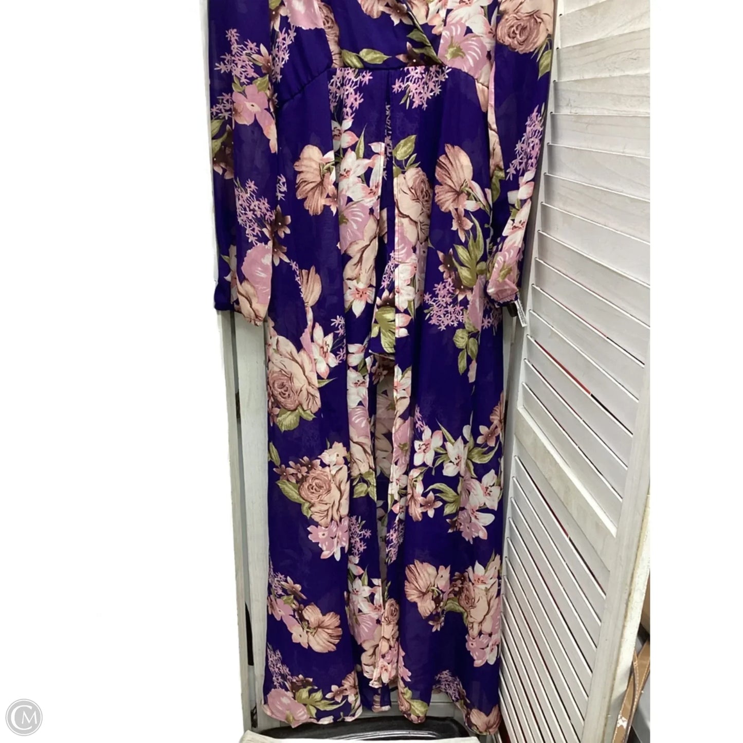 Dress Casual Maxi By Venus In Floral Print, Size: M