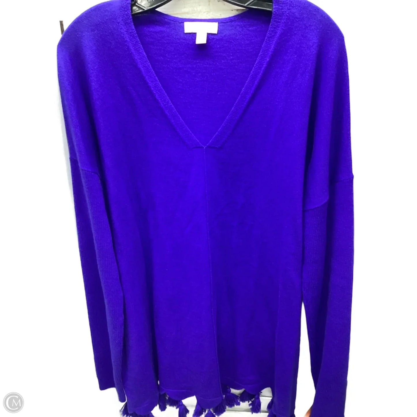 Top Long Sleeve Designer By Lilly Pulitzer In Blue, Size: L