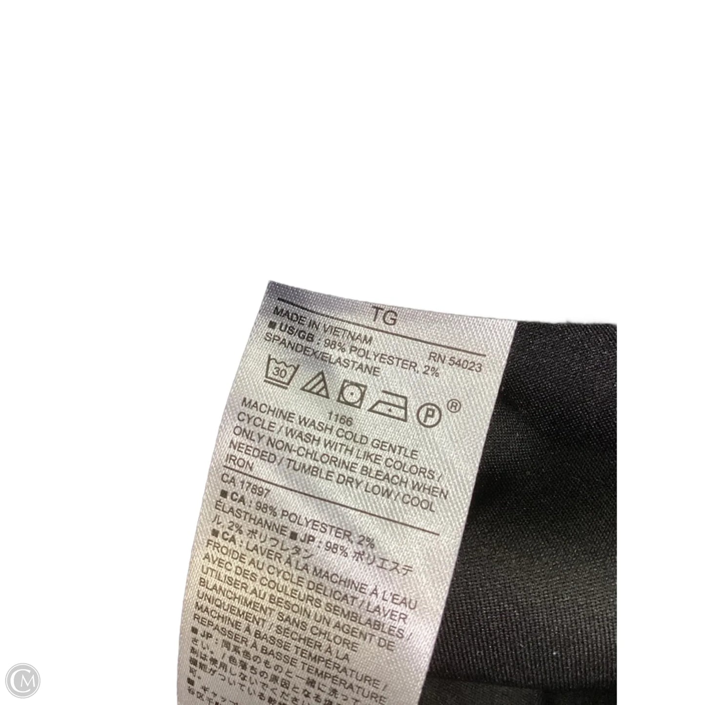 Top Sleeveless By Banana Republic In Black, Size: Xl