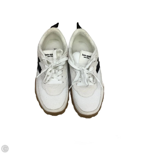 Shoes Designer By Kate Spade In Black & White, Size: 7.5