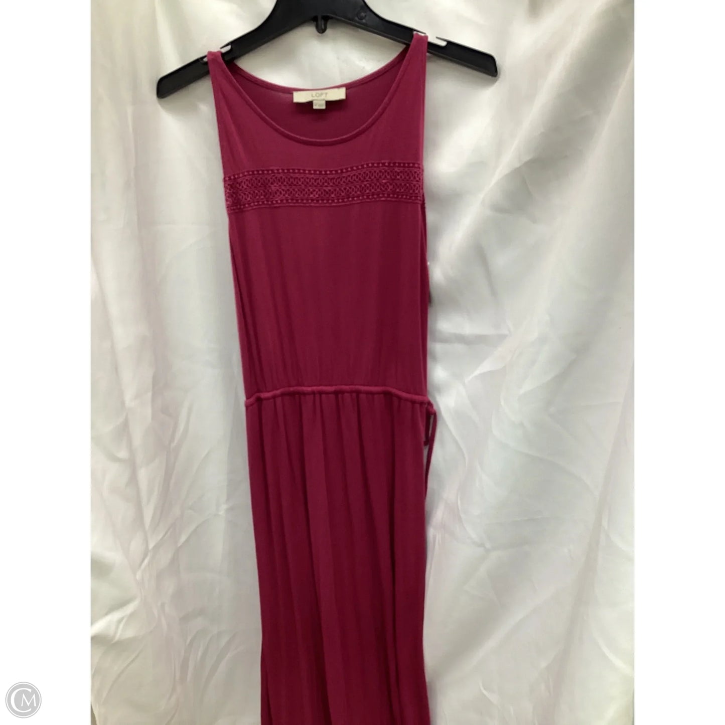 Dress Casual Maxi By Loft In Maroon, Size: M