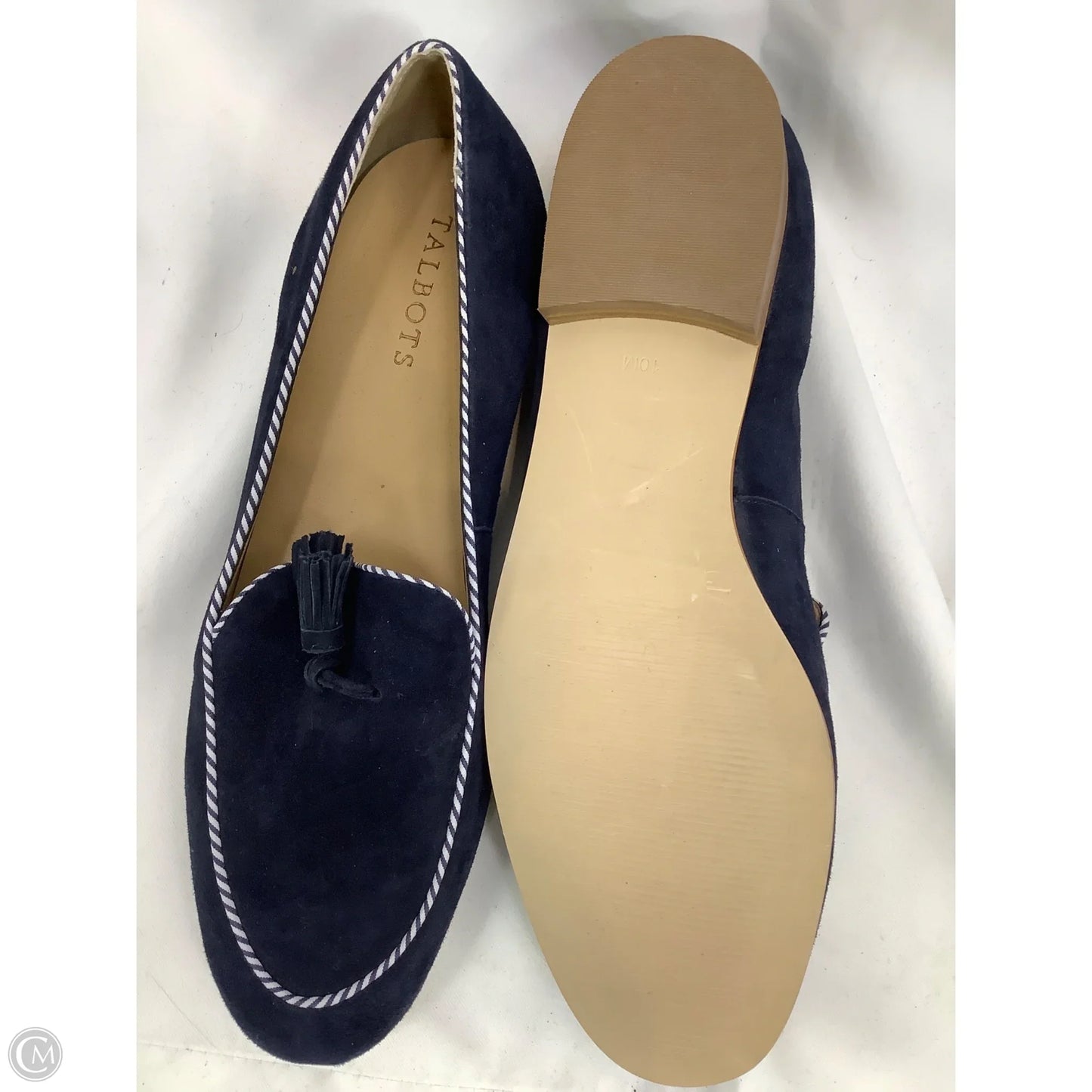 Shoes Flats By Talbots In Blue, Size: 10