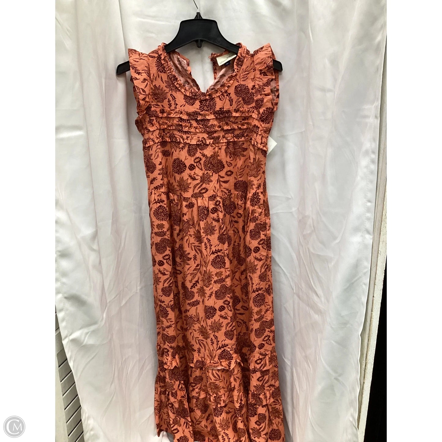 Dress Casual Maxi By Universal Thread In Brown & Orange, Size: S