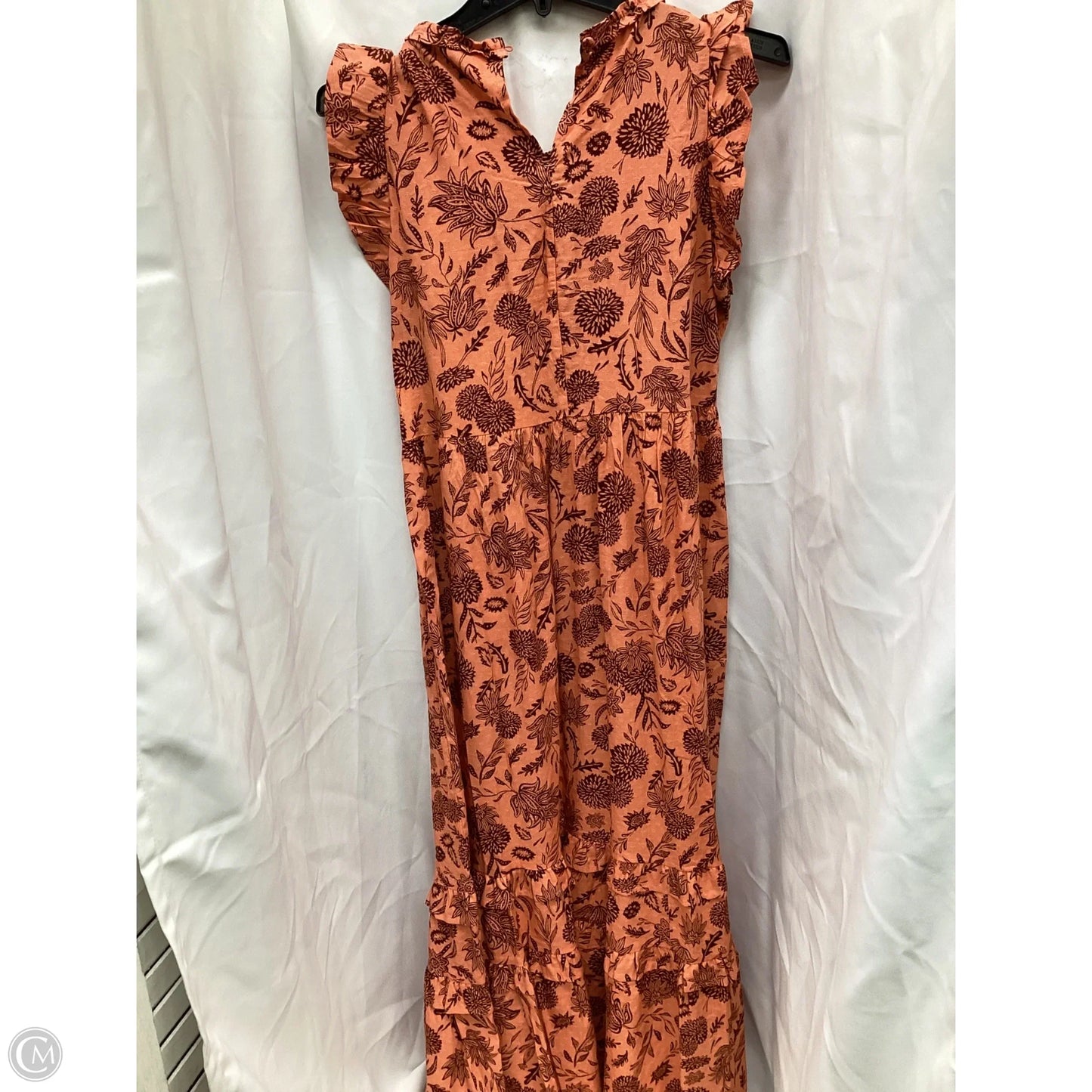 Dress Casual Maxi By Universal Thread In Brown & Orange, Size: S