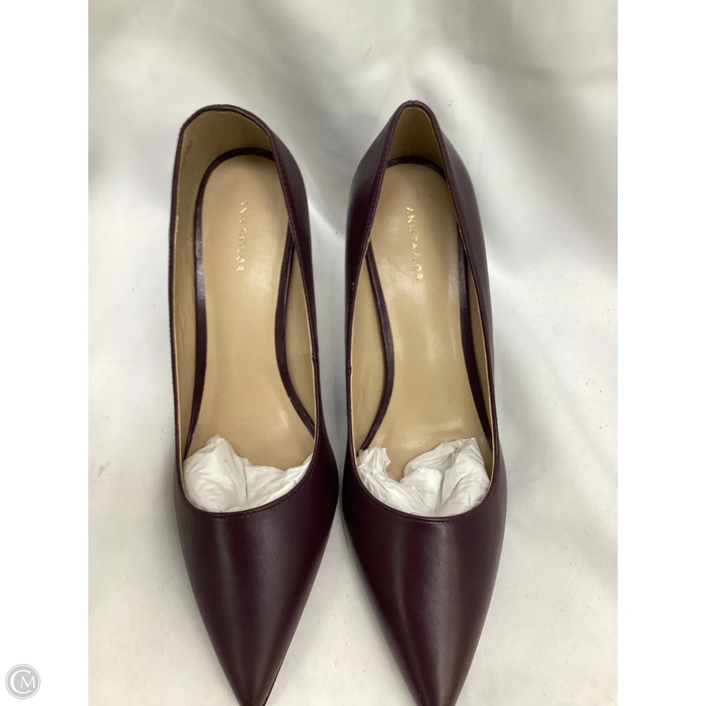 Shoes Heels Kitten By Ann Taylor In Purple, Size: 8