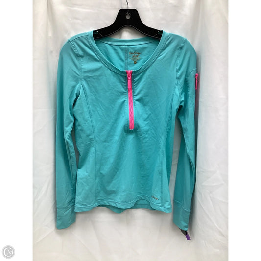 Top Long Sleeve Designer By Lilly Pulitzer In Teal, Size: S