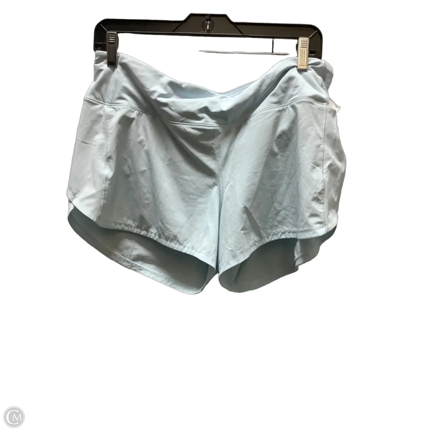 Athletic Shorts By Lululemon In Aqua, Size: 10