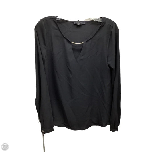 Top Long Sleeve By Forever 21 In Black, Size: S