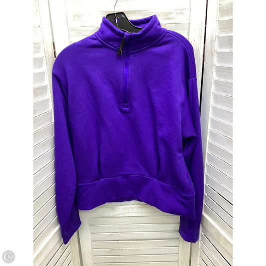 Sweatshirt Crewneck By Athleta In Purple, Size: M