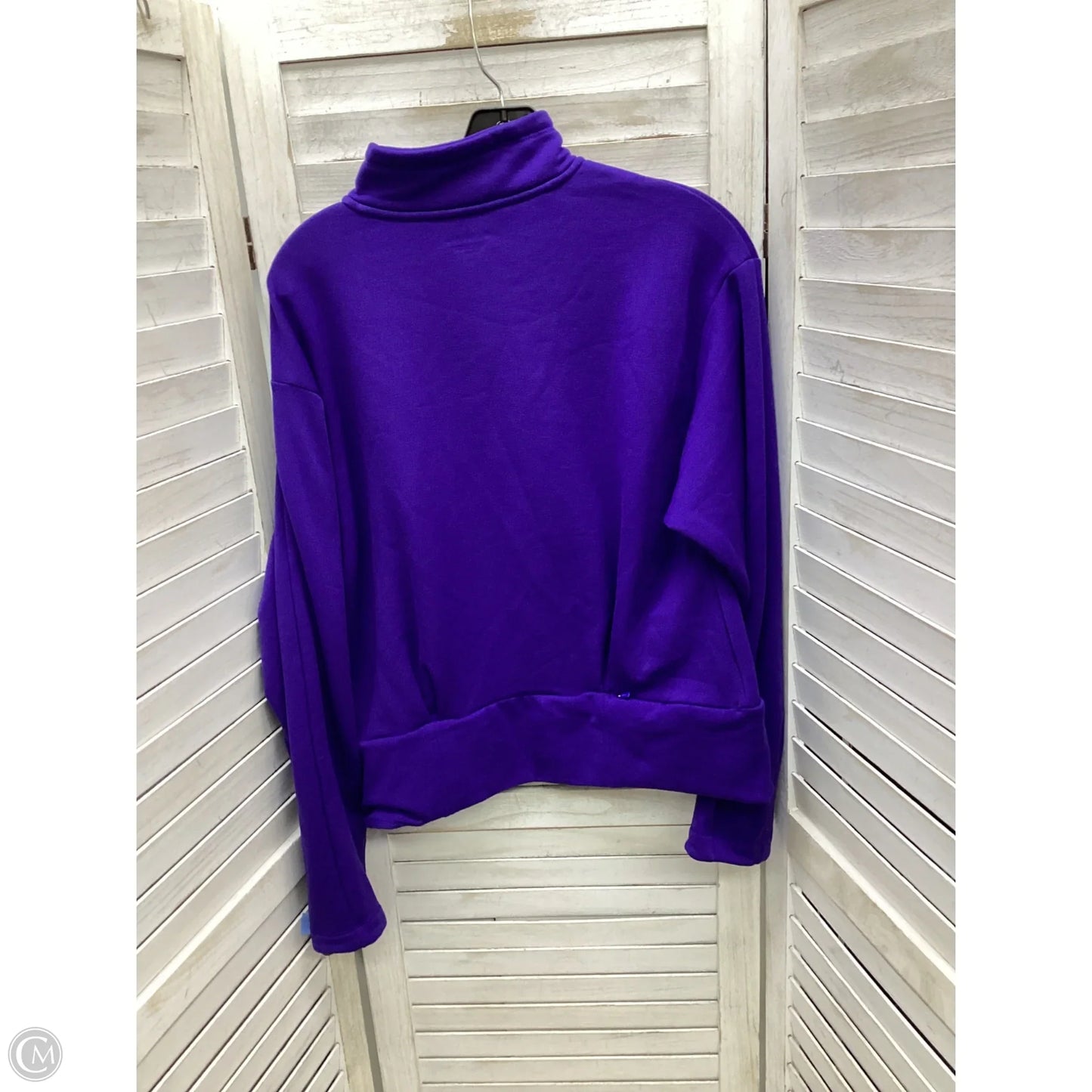 Sweatshirt Crewneck By Athleta In Purple, Size: M