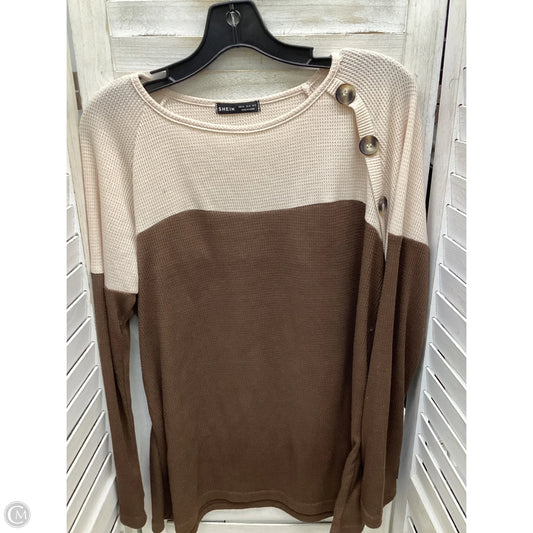 Top Long Sleeve By Shein In Multi-colored, Size: Xl