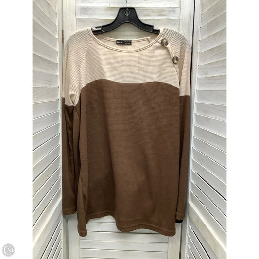 Top Long Sleeve By Shein In Multi-colored, Size: Xl