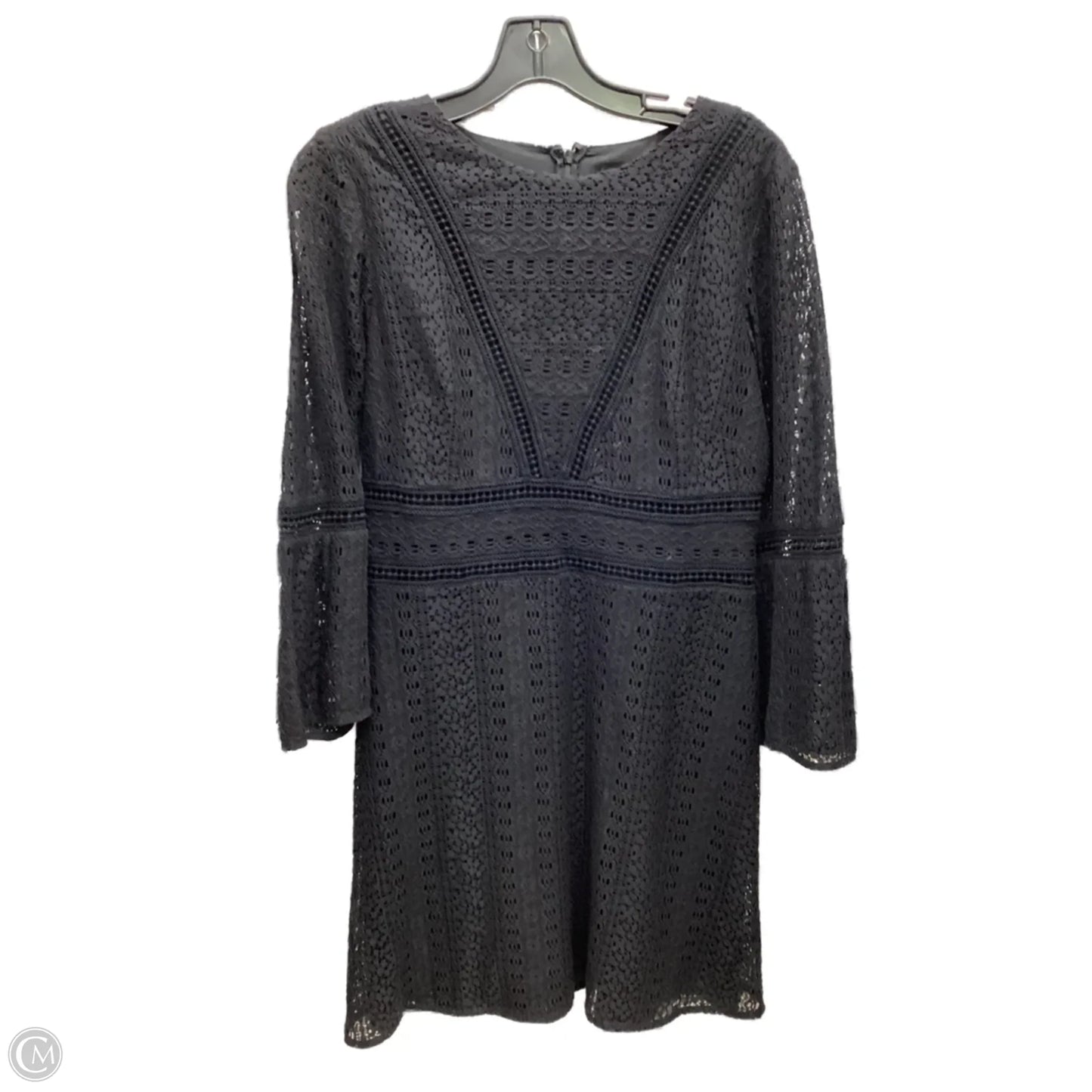 Dress Casual Midi By Ann Taylor In Black, Size: 4