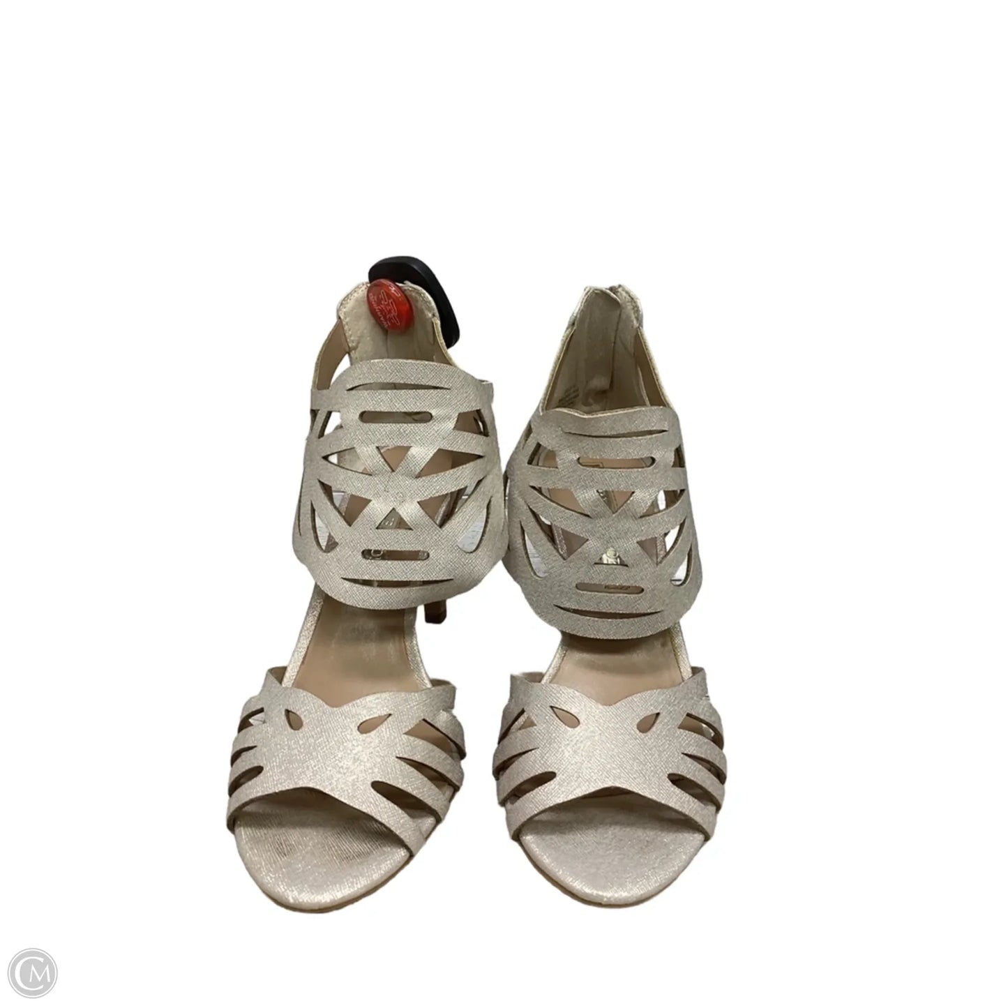 Shoes Heels Kitten By Audrey Brooke In Rose Gold, Size: 7.5