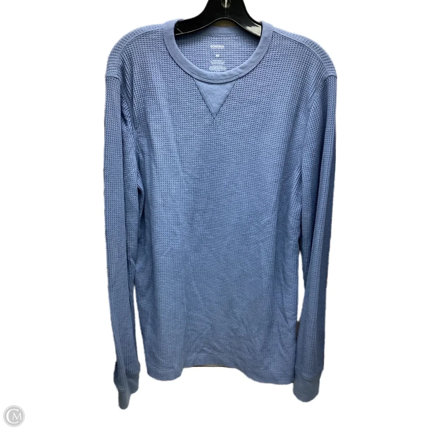 Top Long Sleeve By Sonoma In Blue, Size: M
