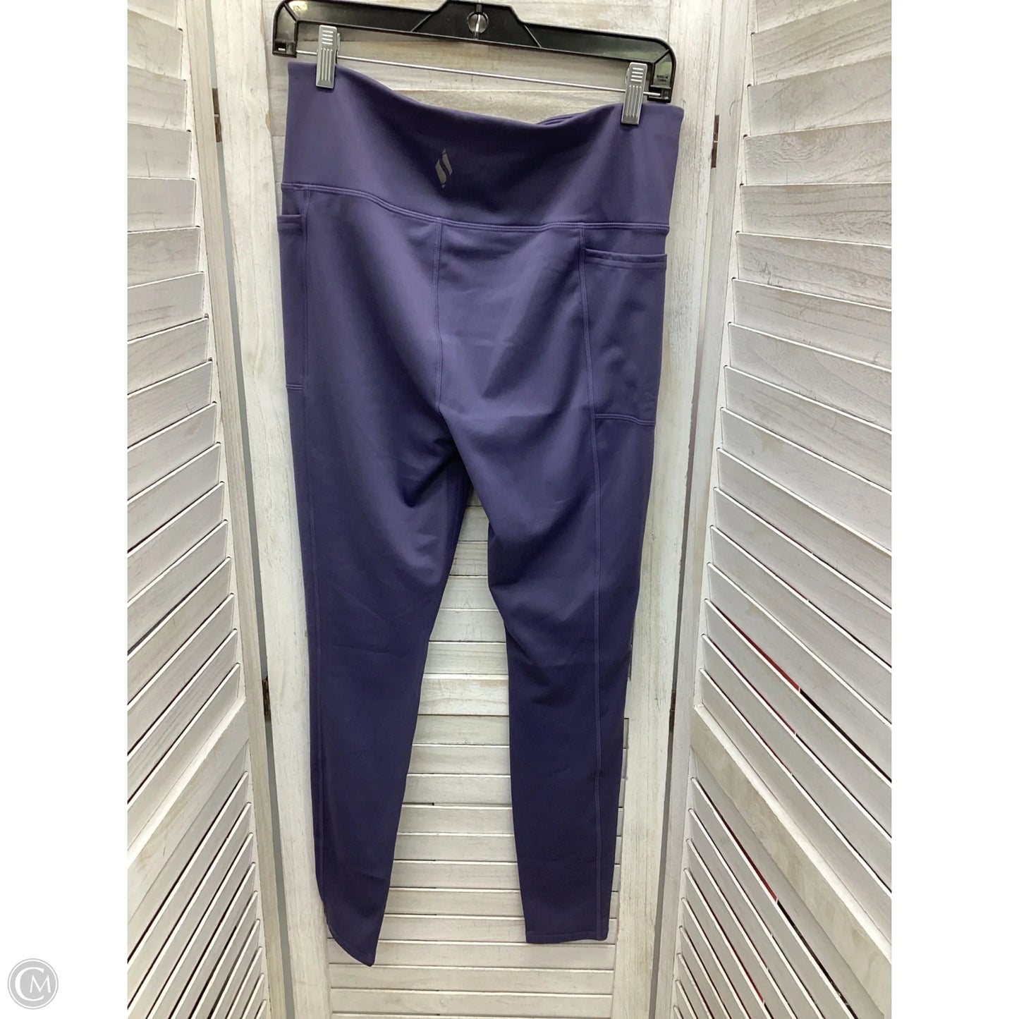Athletic Pants By Skechers In Blue, Size: L