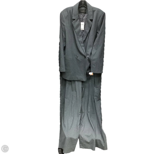 Pants Suit 2pc By Banana Republic In Grey, Size: 18