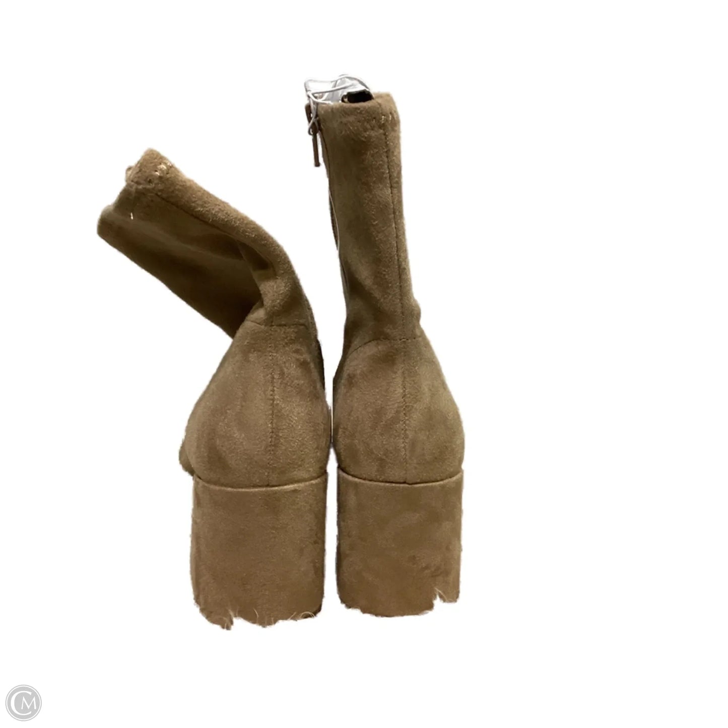 Boots Ankle Heels By A New Day In Brown, Size: 10