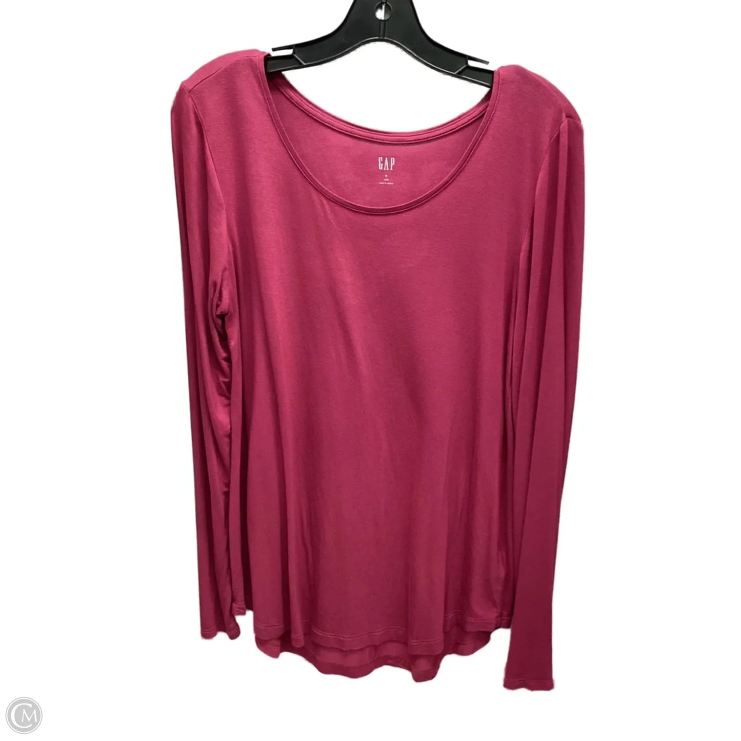 Top Long Sleeve By Gap In Pink, Size: M