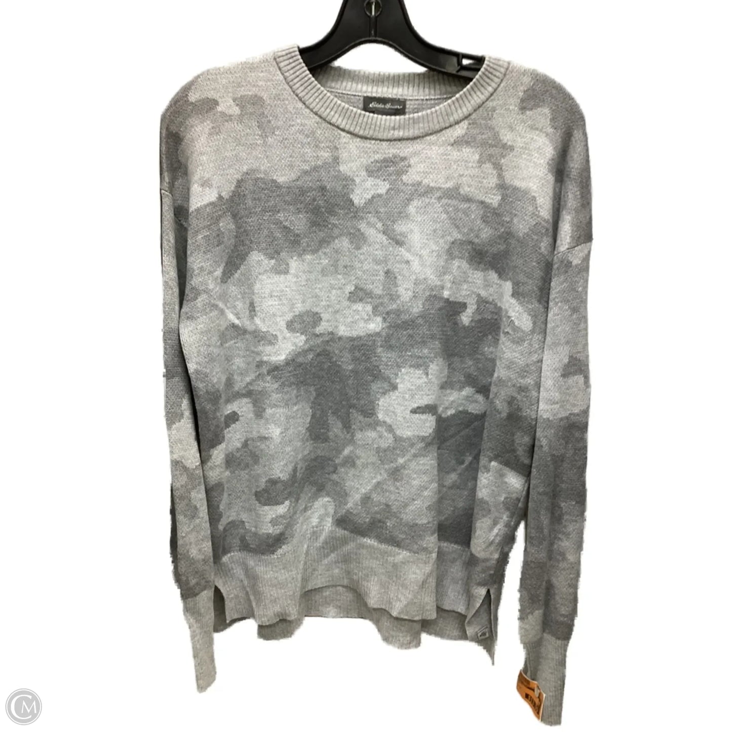 Sweater By Eddie Bauer In Grey, Size: M