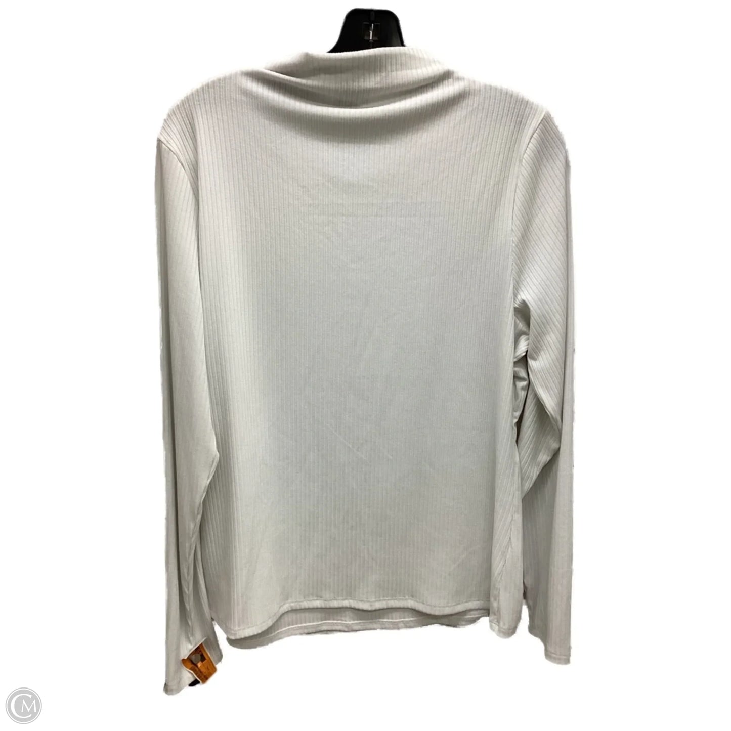 Top Long Sleeve By A New Day In White, Size: Xxl