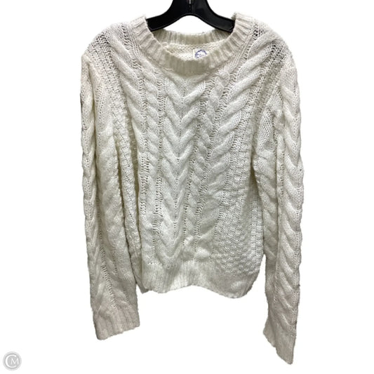 Sweater By Blue Rain In White, Size: L