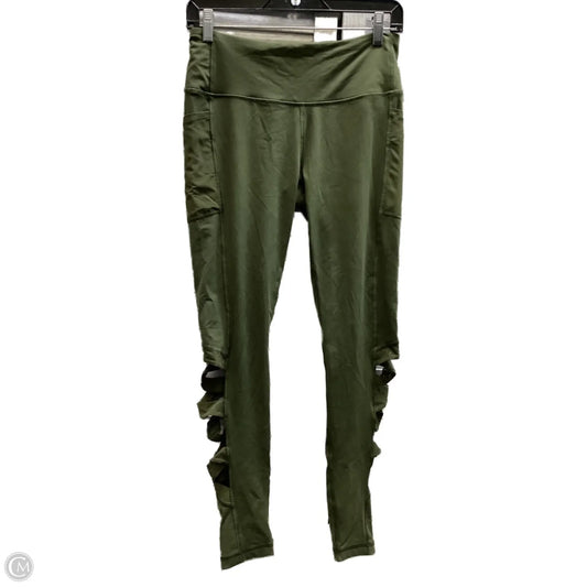 Athletic Leggings By Victorias Secret In Green, Size: M