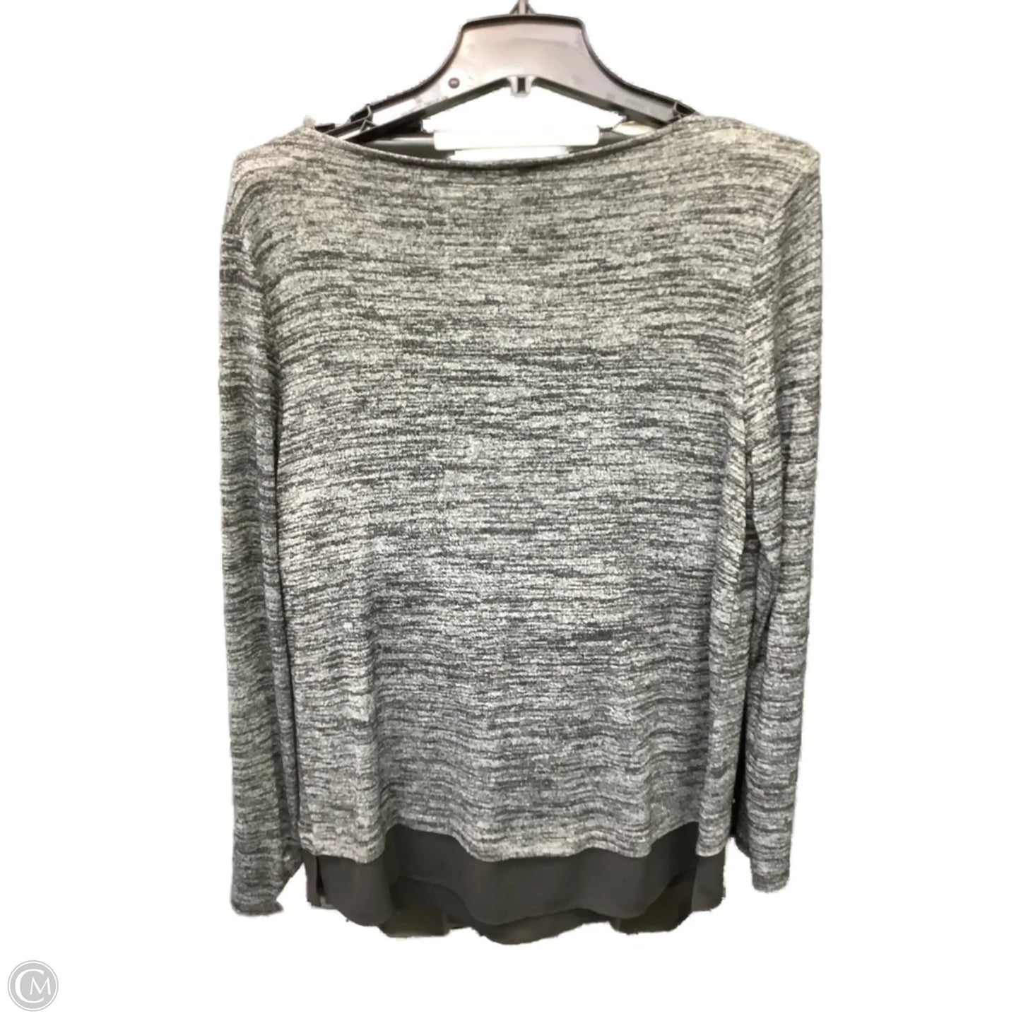 Top Long Sleeve By White House Black Market In Black & White, Size: M