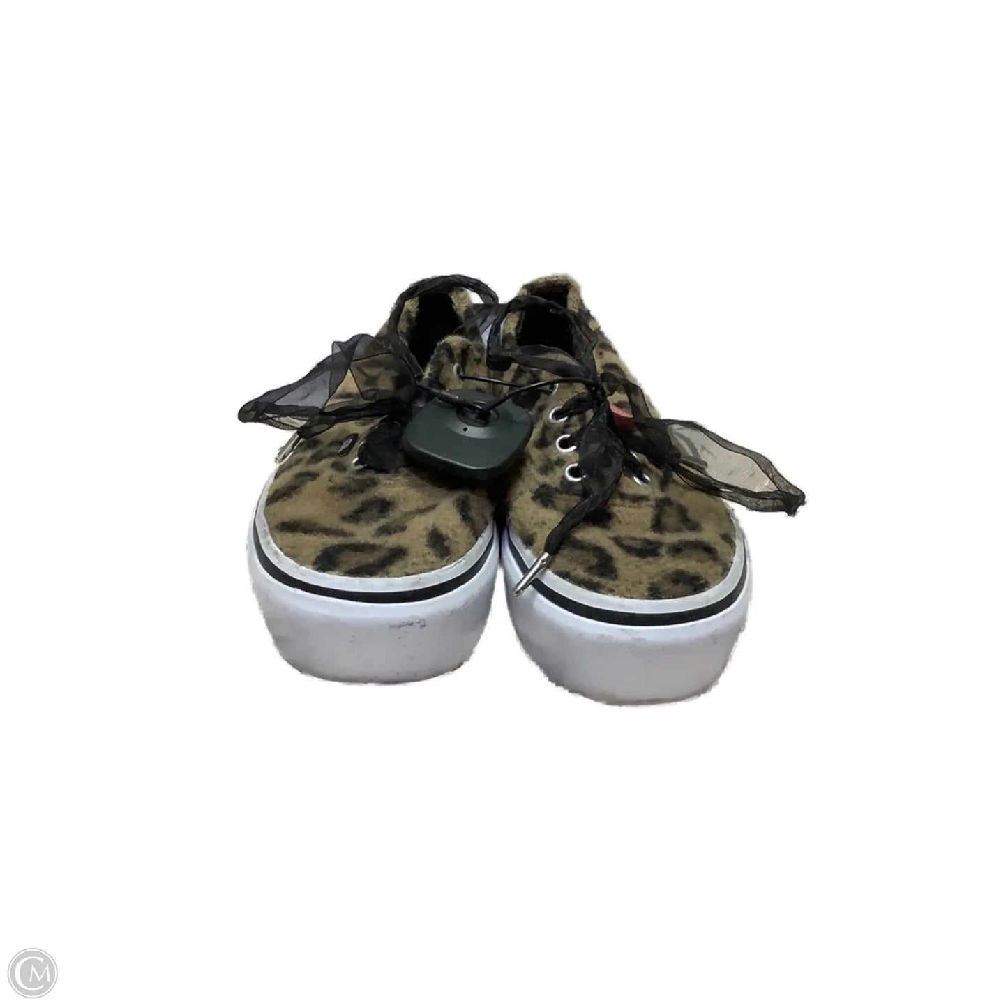 Shoes Flats By Vans In Leopard Print, Size: 6.5