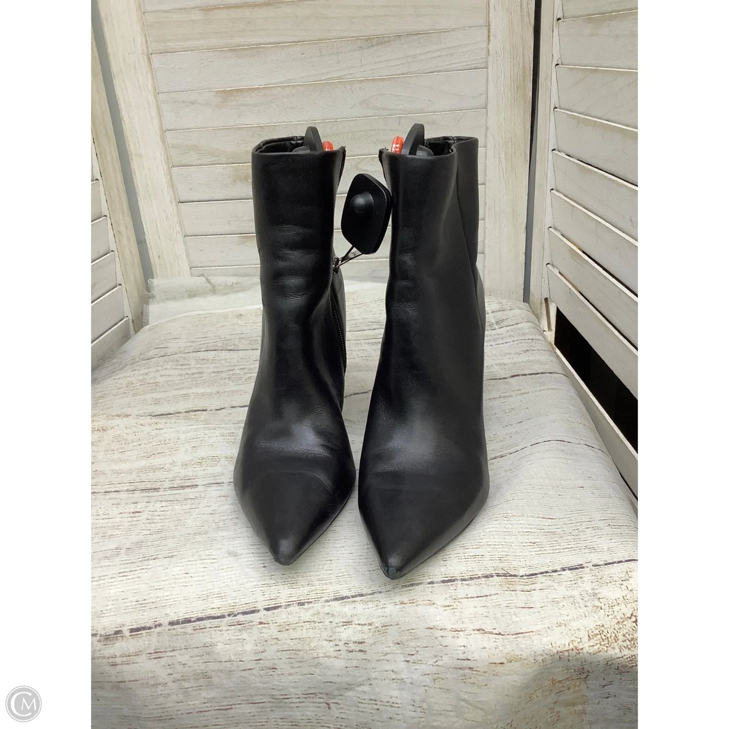 Boots Ankle Heels By Marc Fisher In Black, Size: 8.5