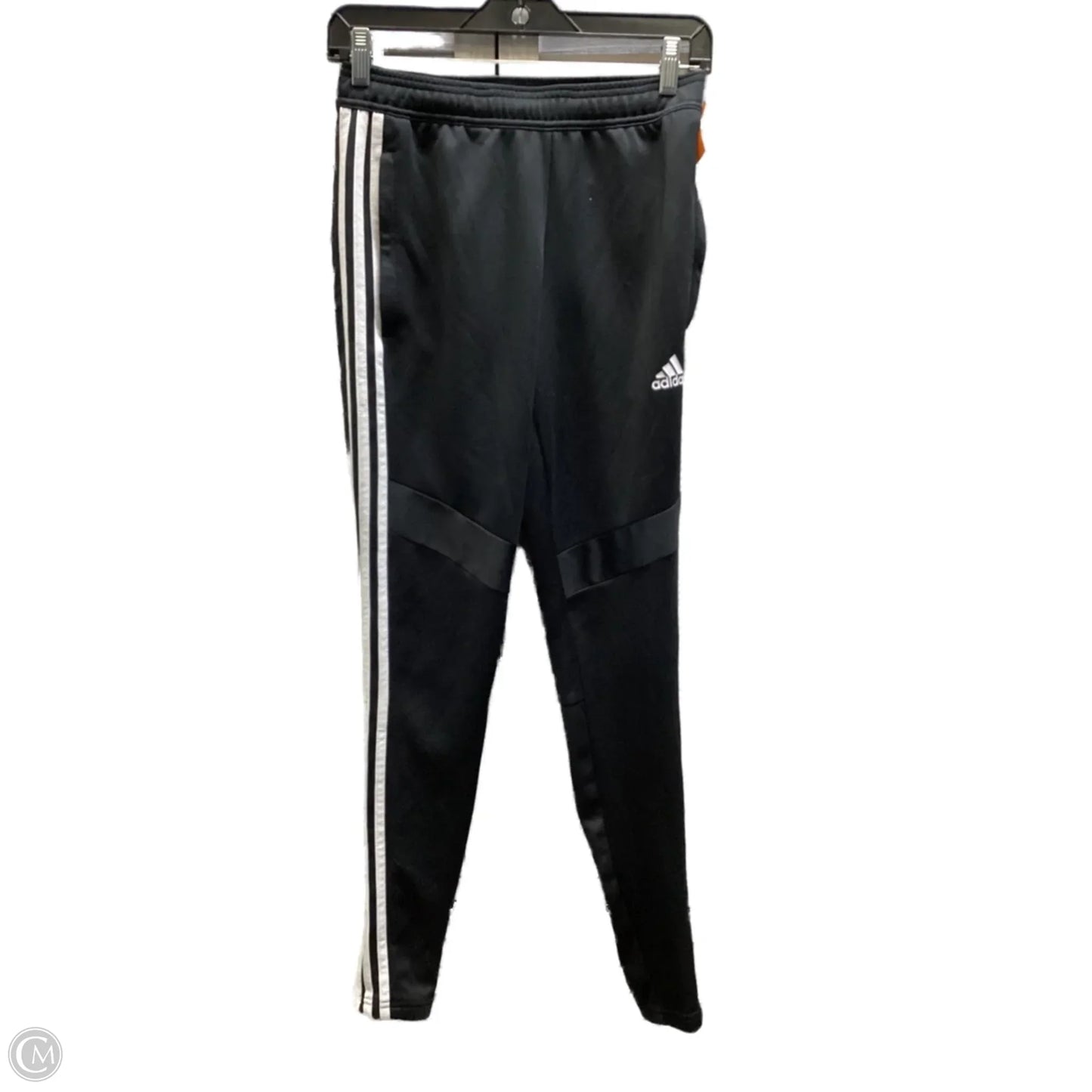 Athletic Pants By Adidas In Black & White, Size: Xs