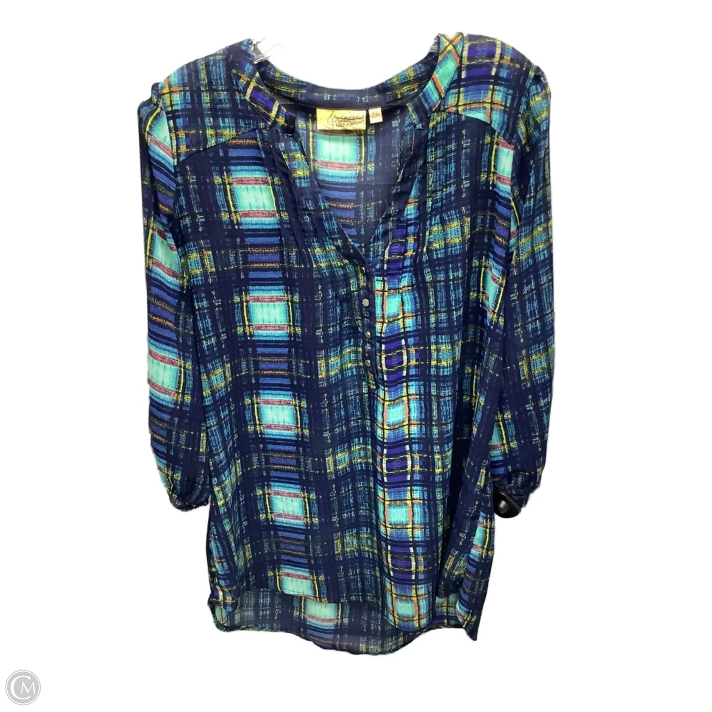 Top Long Sleeve By Clothes Mentor In Multi-colored, Size: Xl