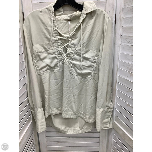 Top Long Sleeve By Free People In Beige, Size: S