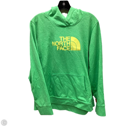 Sweatshirt Hoodie By The North Face In Green, Size: M