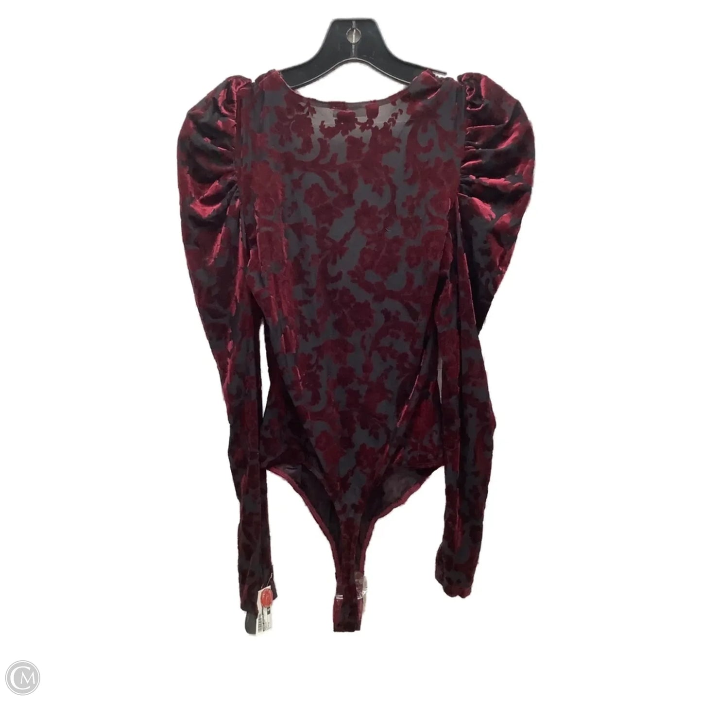 Bodysuit By Free People In Maroon, Size: S