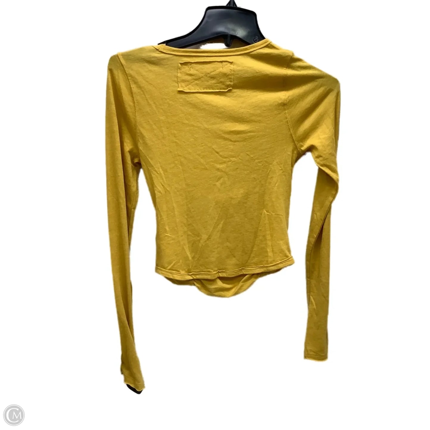 Top Long Sleeve By We The Free In Yellow, Size: S