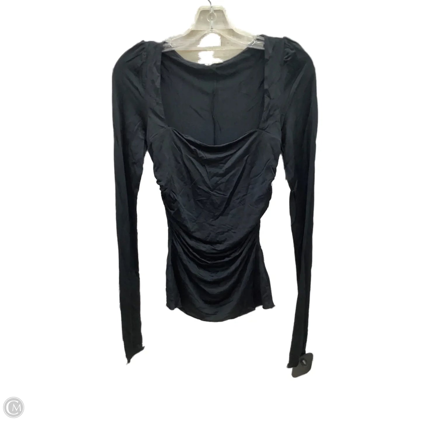 Top Long Sleeve By Free People In Black, Size: S