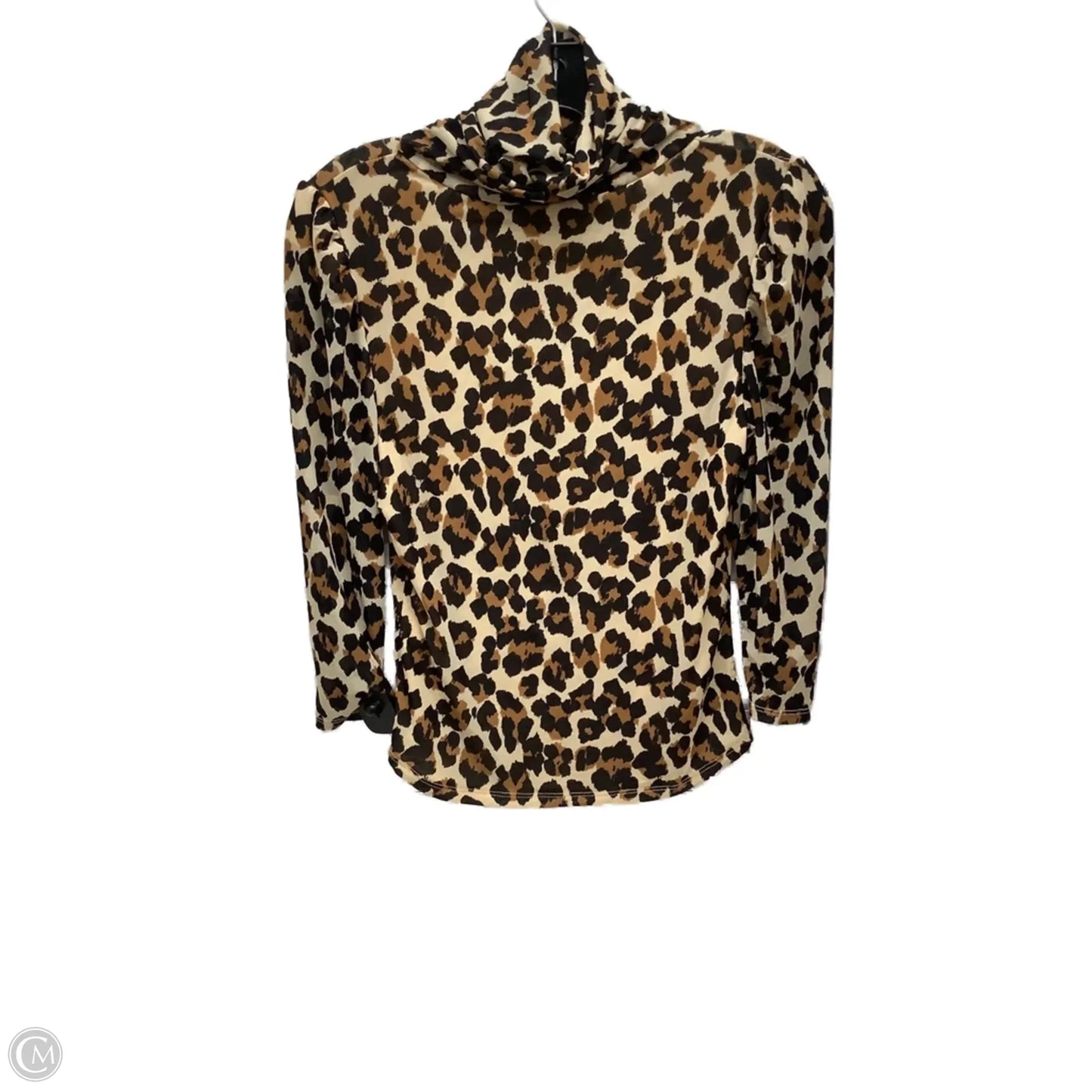Top Long Sleeve By Free People In Leopard Print, Size: S