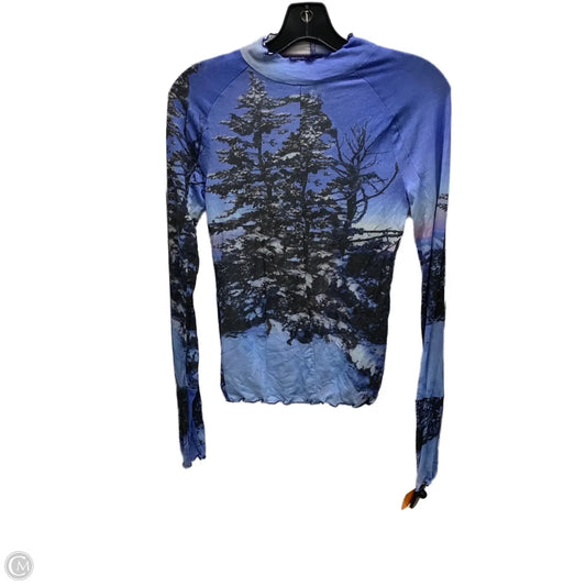 Top Long Sleeve By Free People In Blue, Size: S