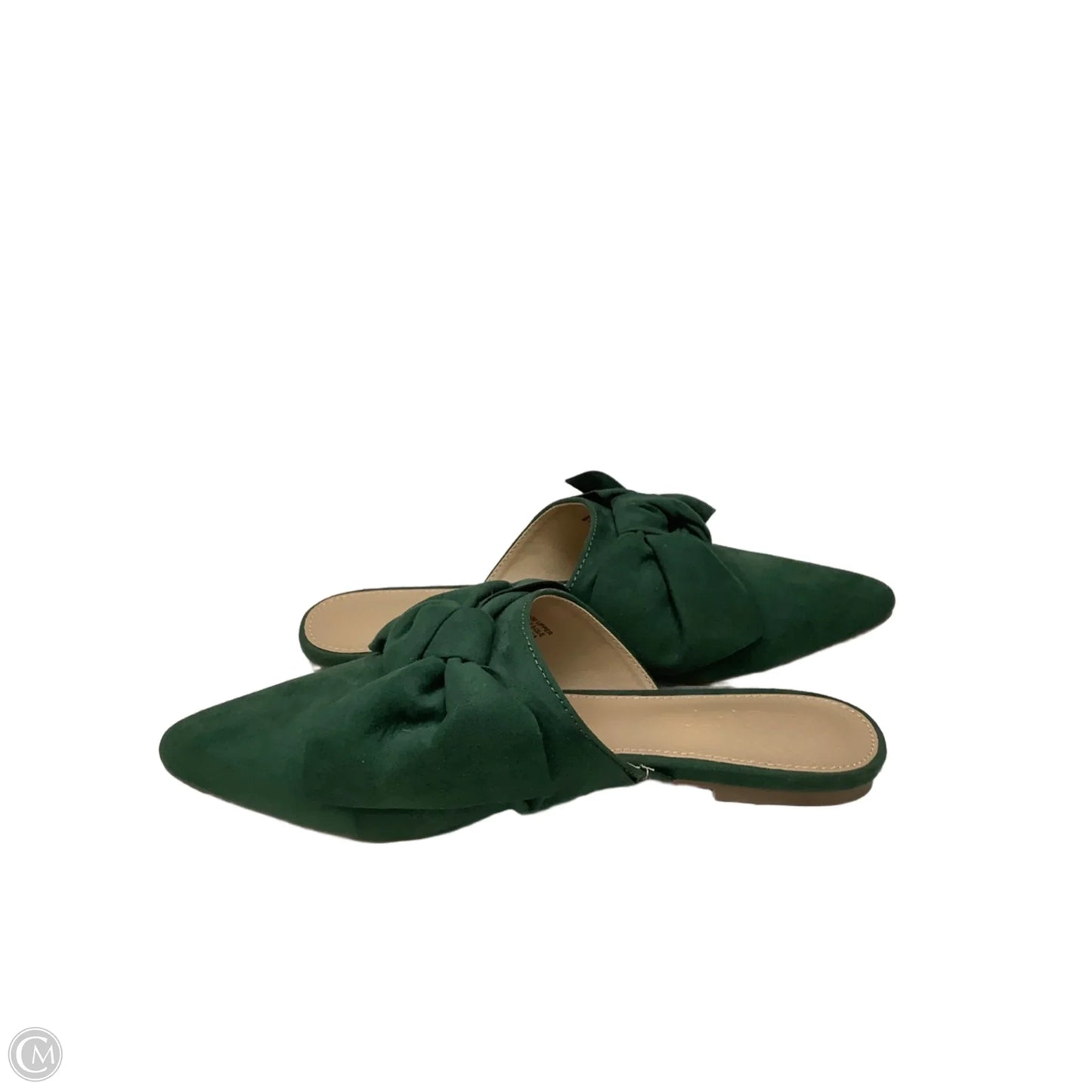 Sandals Flats By Loft In Green, Size: 6