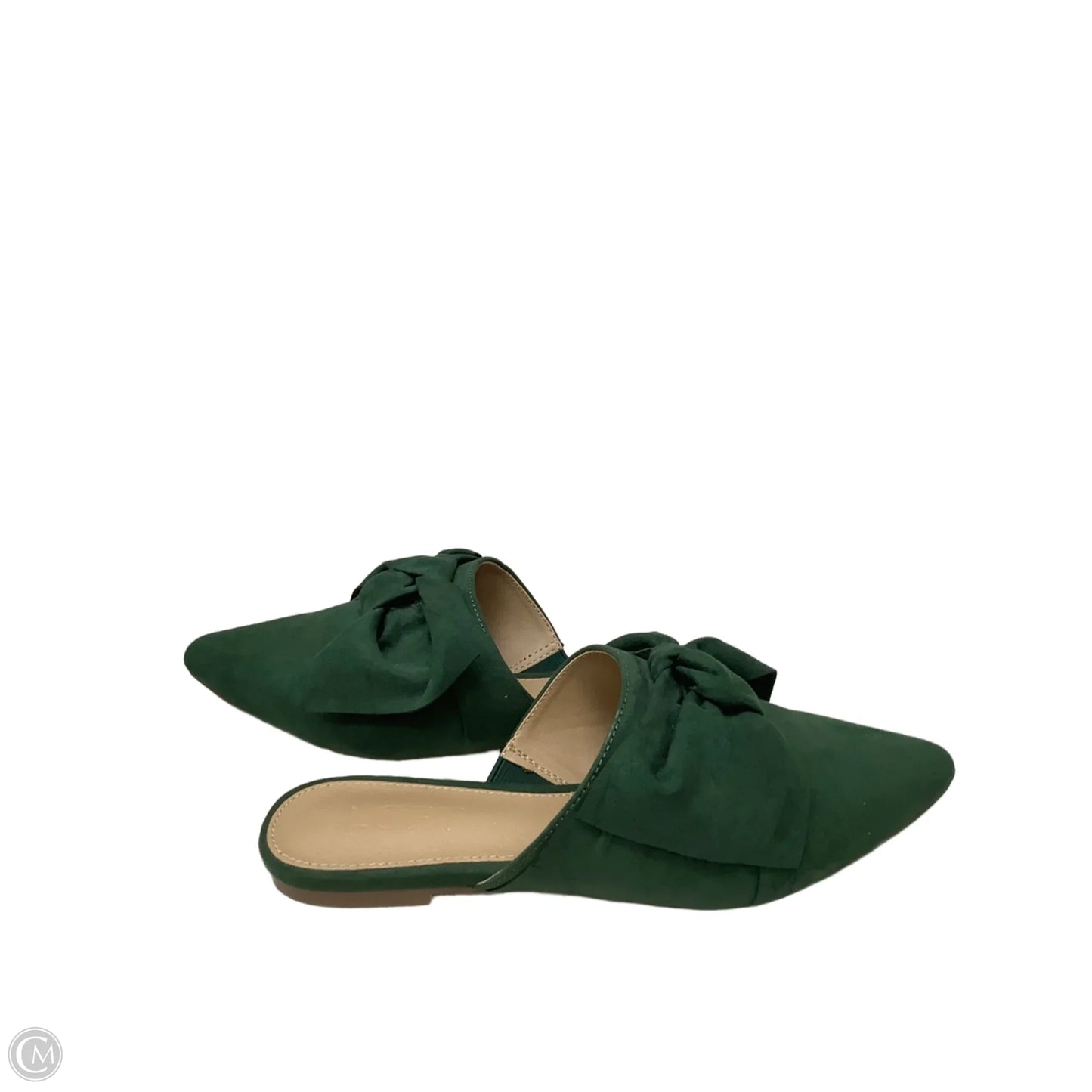 Sandals Flats By Loft In Green, Size: 6