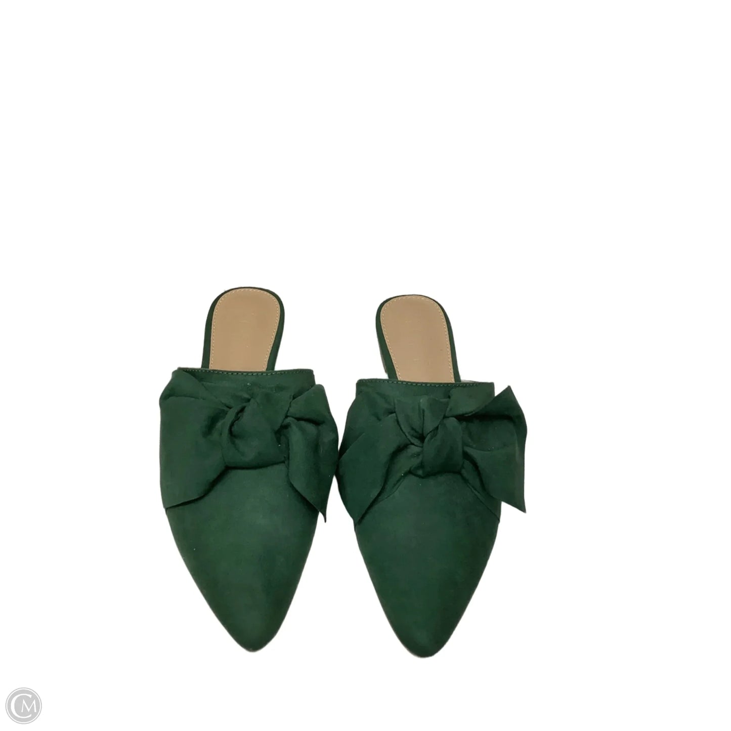 Sandals Flats By Loft In Green, Size: 6