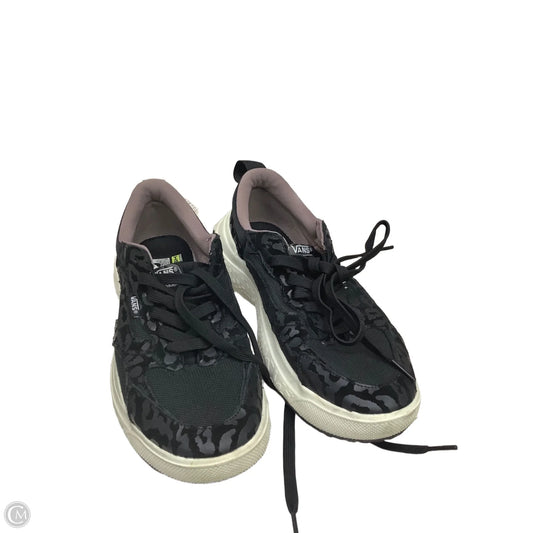 Shoes Flats By Vans In Black, Size: 9.5