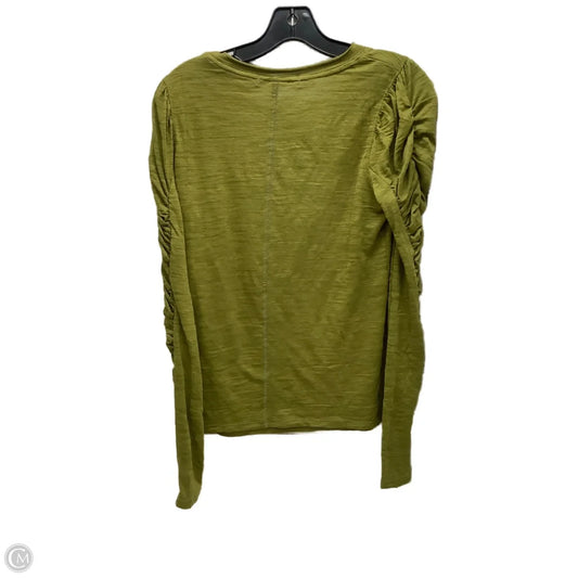 Top Long Sleeve By Free People In Green, Size: Xs