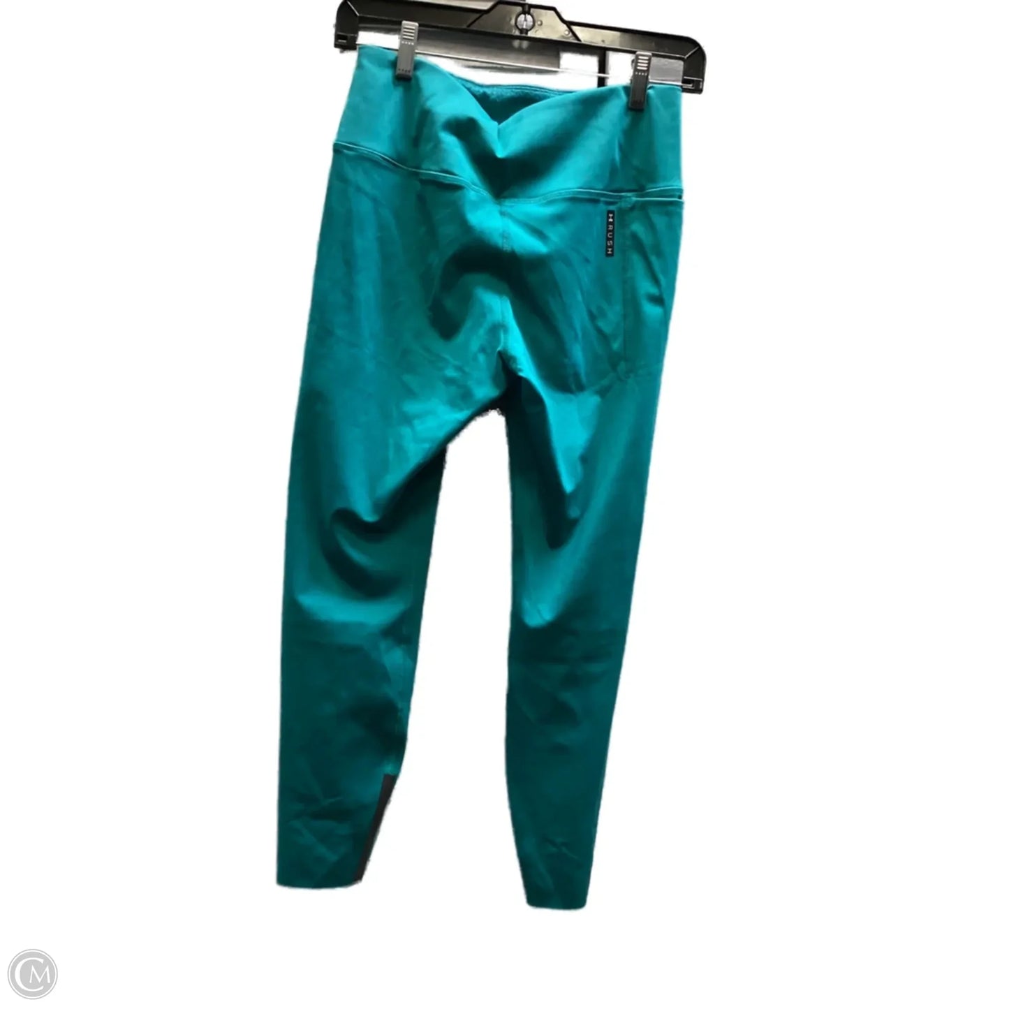 Athletic Leggings By Under Armour In Teal, Size: M